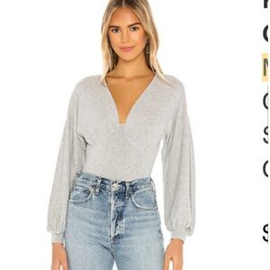 Majorelle Killian Light Grey Bodysuit Size XXS